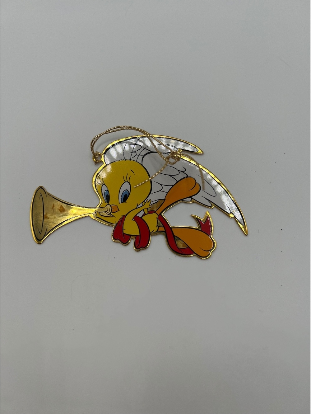 Tweety Bird vintage metal ornament